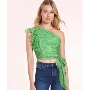 Amanda Uprichard Bandana Print Top